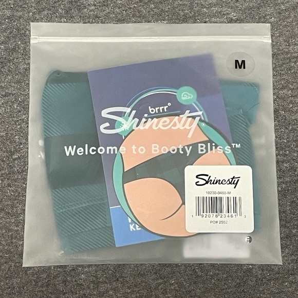 NWOT - Shinesty Plaid & Simple Green Cooling Thong (ParadICE / Medium) - Picture 2 of 12